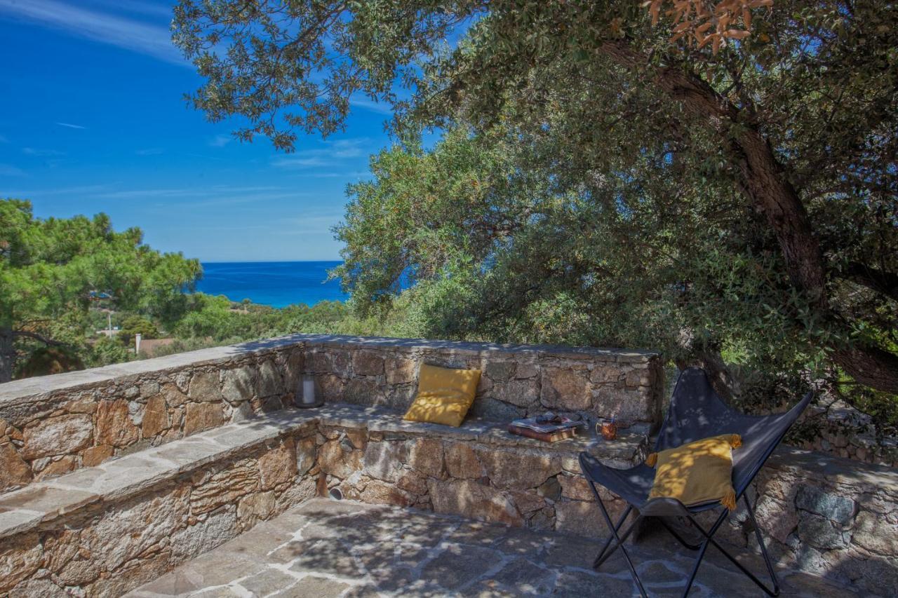 Villa Bodri, Maison En Pierre Avec Vue Mer Et Piscine Chauffee L'Ile-Rousse  Bagian luar foto