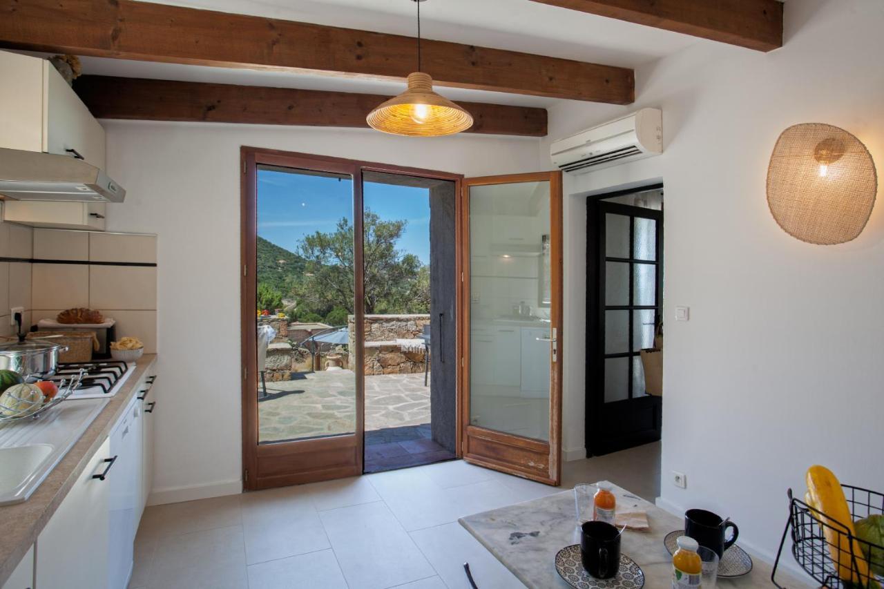 Villa Bodri, Maison En Pierre Avec Vue Mer Et Piscine Chauffee L'Ile-Rousse  Bagian luar foto
